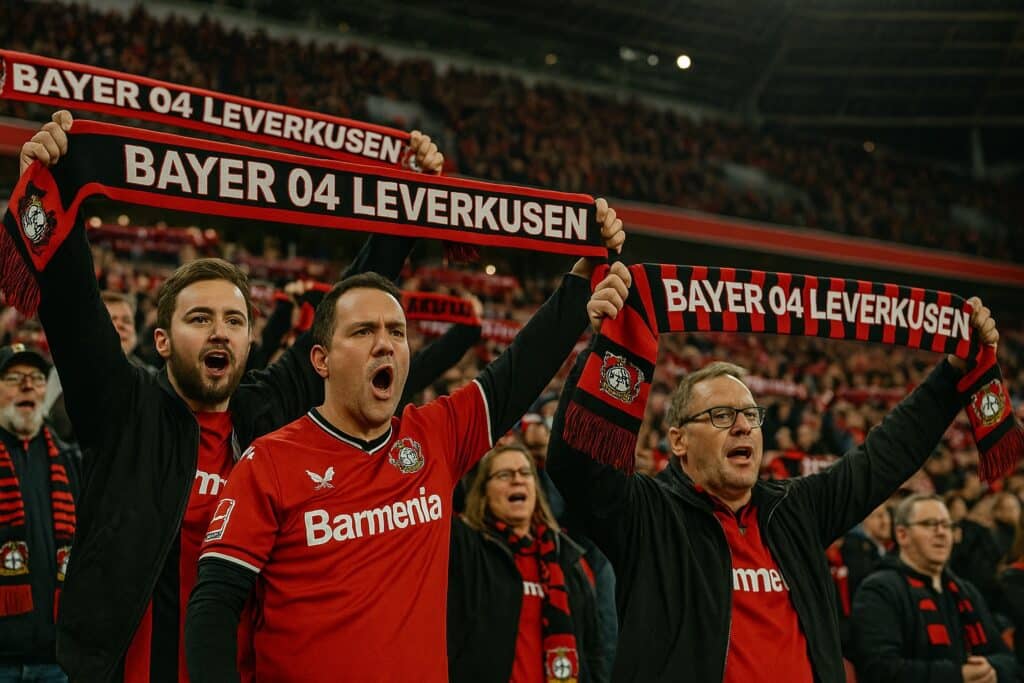 Bayer Leverkusen fans experience the Bundesliga in VIP comfort