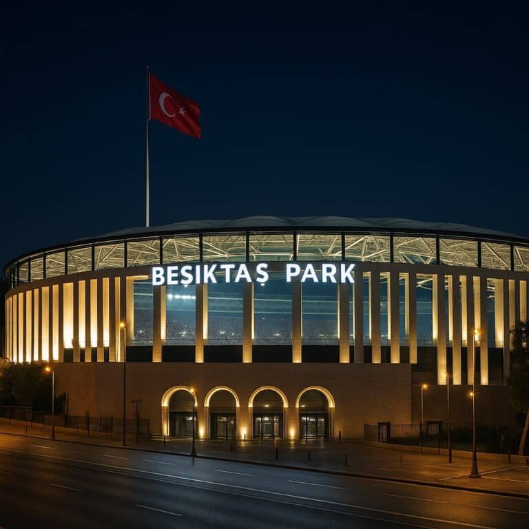 Beşiktaş Park Istanbul – Außenansicht bei Nacht