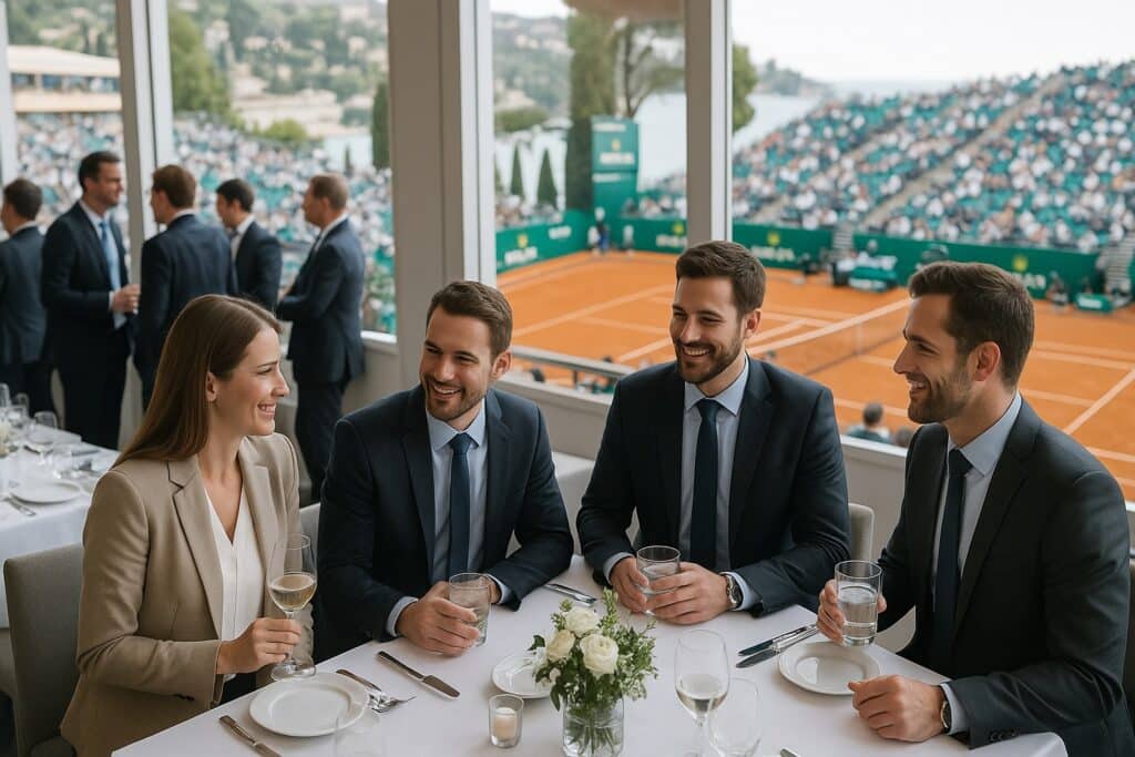 Business Hospitality beim Monte Carlo Masters mit Networking